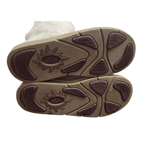 UGG AUSTRALLIA S/N 5734 WOMENS ROSEBERRY LACE UP BOOTS SHEEPSKIN FUR LINED Sz 7 - Picture 10 of 11